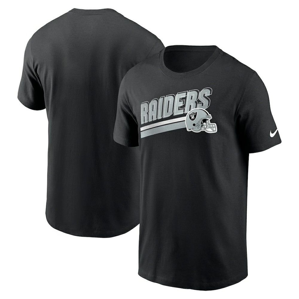 Las Vegas Raiders Essential Blitz Lockup T-Shirt | NFL Discount