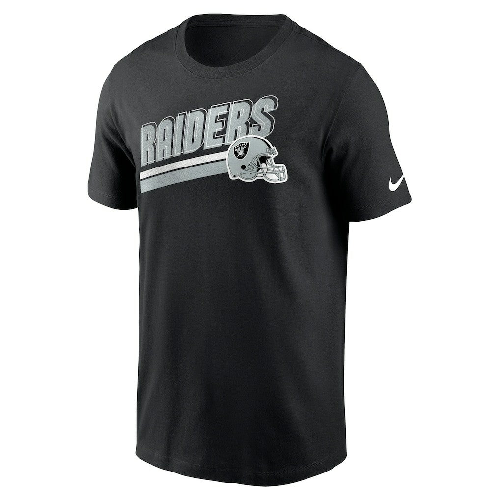 Las Vegas Raiders Essential Blitz Lockup T-Shirt | NFL Discount