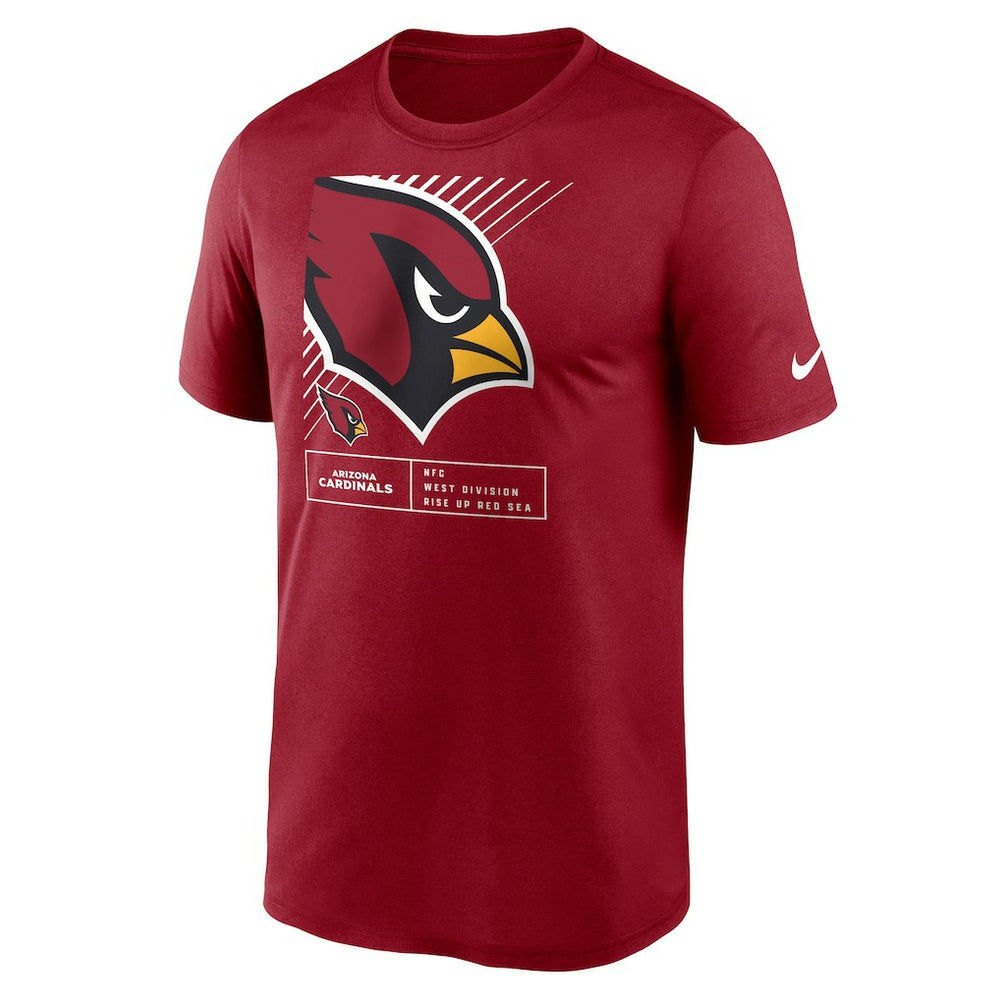 Arizona Cardinals Legend Yard Lines Performance T-Shirt | NFL Sale