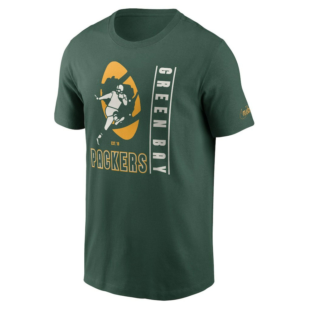 Green Bay Packers Lockup Essential T-Shirt | NFL Online