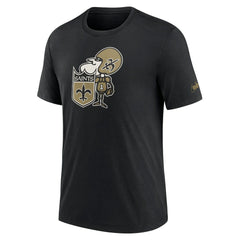 New Orleans Saints Rewind Logo Tri-Blend T-Shirt | NFL Outlet