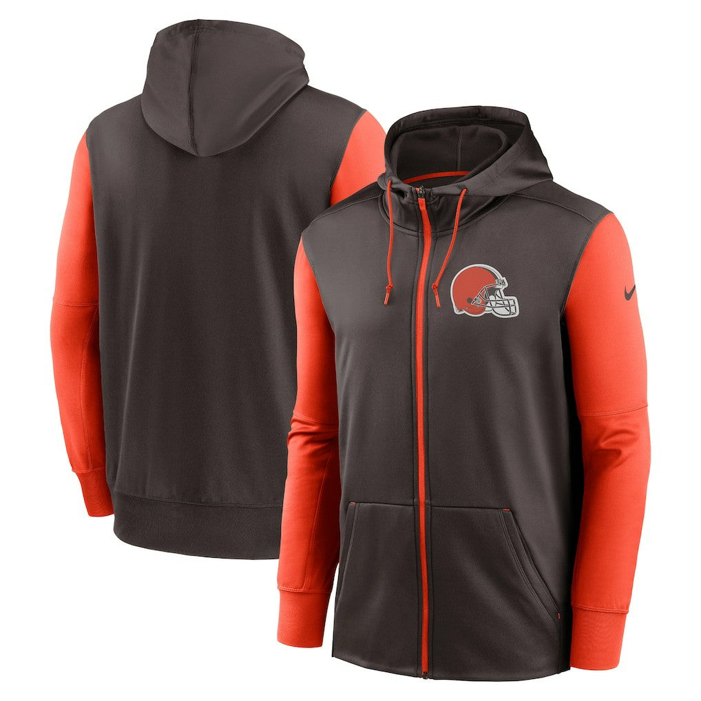 Cleveland Browns Performance Full-Zip Hoodie | NFL Hot