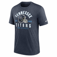 Tennessee Titans Helmet Tri-Blend T-Shirt | NFL New