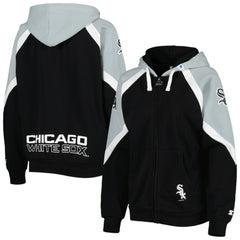 Chicago White Sox Starter Women's Hail Mary Full-Zip Hoodie - MLB Hoodies