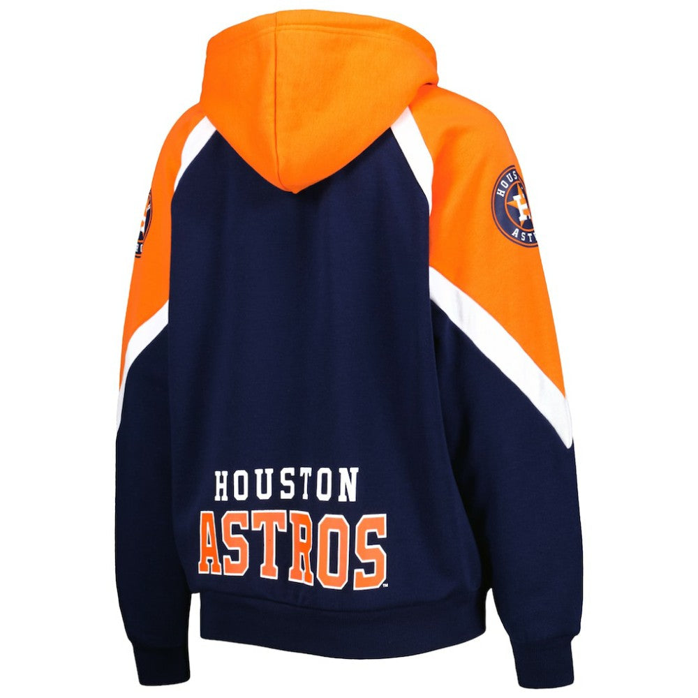 Houston Astros Starter Women's Hail Mary Full-Zip Hoodie - MLB Hoodies