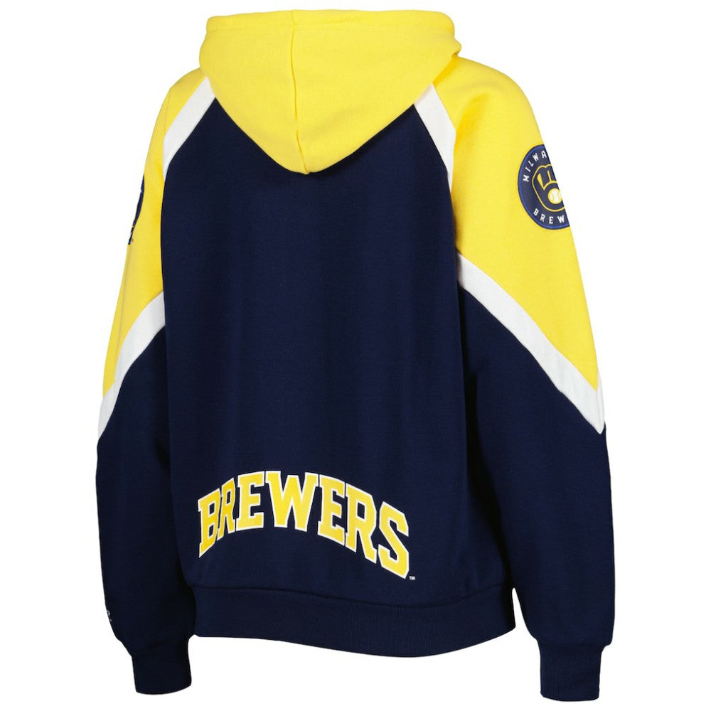 Milwaukee Brewers Starter Women's Hail Mary Full-Zip Hoodie - MLB Hoodies