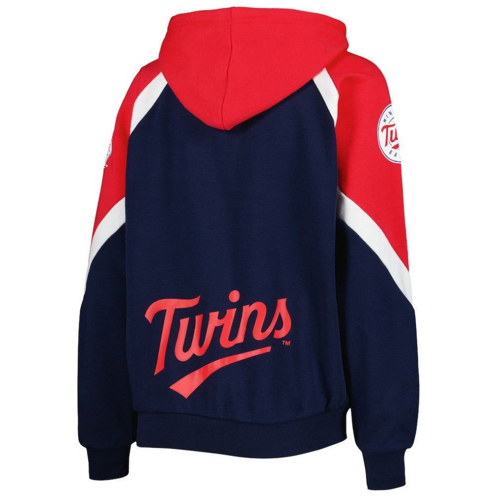 Minnesota Twins Starter Women's Hail Mary Full-Zip Hoodie - MLB Hoodies