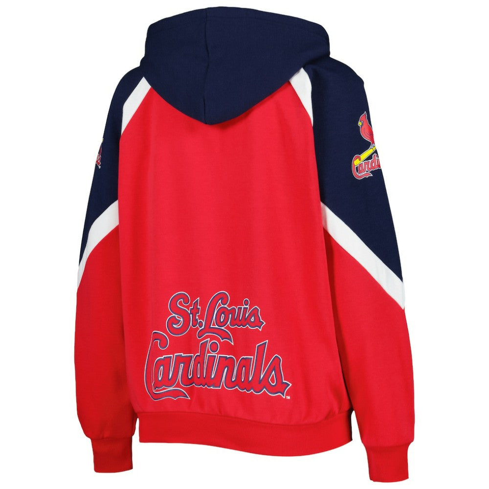 St. Louis Cardinals Starter Women's Hail Mary Full-Zip Hoodie - MLB Hoodies