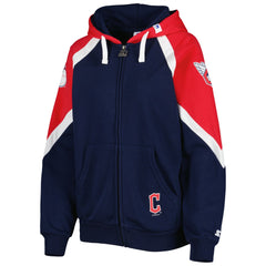 Cleveland Guardians Starter Women's Hail Mary Full-Zip Hoodie - MLB Hoodies