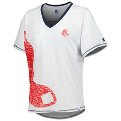 Boston Red Sox Starter Women's Perfect Game V-Neck T-Shirt - MLB T-shirts