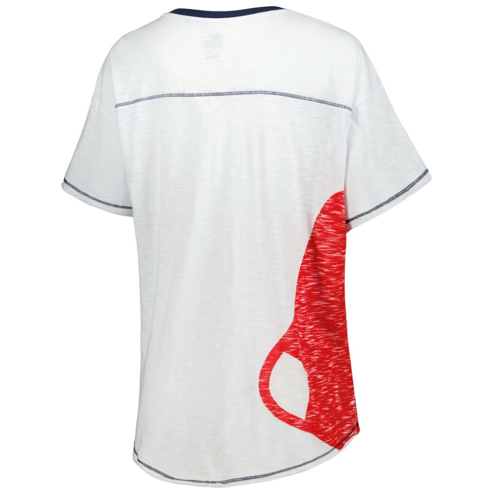 Boston Red Sox Starter Women's Perfect Game V-Neck T-Shirt - MLB T-shirts