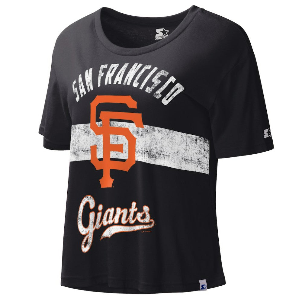 San Francisco Giants Starter  Women's Record Setter Crop Top - MLB Tops