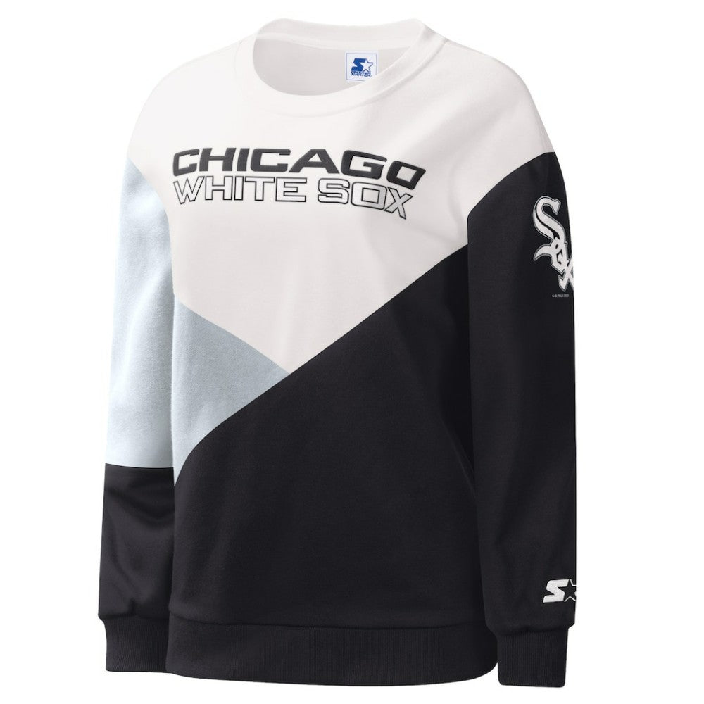 Chicago White Sox Starter Women's Shutout Pullover Sweatshirt - MLB Pullover