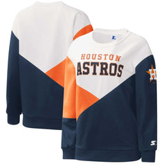 Houston Astros Starter Women's Shutout Pullover Sweatshirt - MLB Pullover