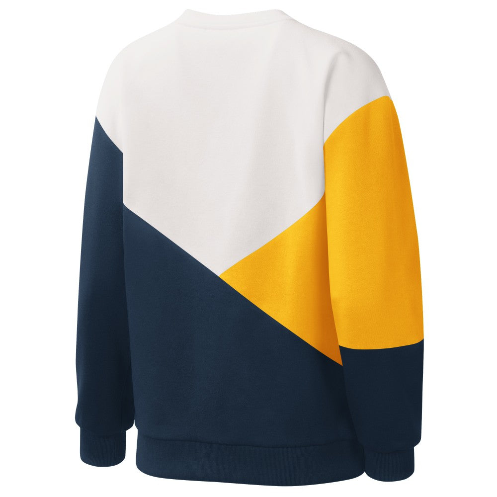 Milwaukee Brewers Starter Women's Shutout Pullover Sweatshirt - MLB Pullover