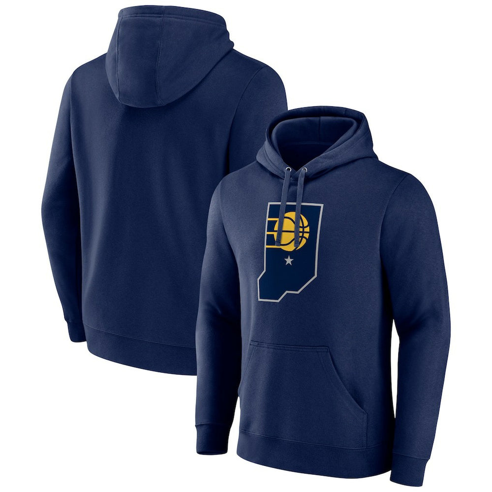 Navy Indiana Pacers Alternate Logo Pullover Hoodie | NBA