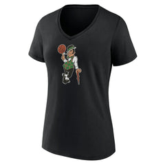 Black Boston Celtics Women's Alternate Logo V-Neck T-Shirt | NBA