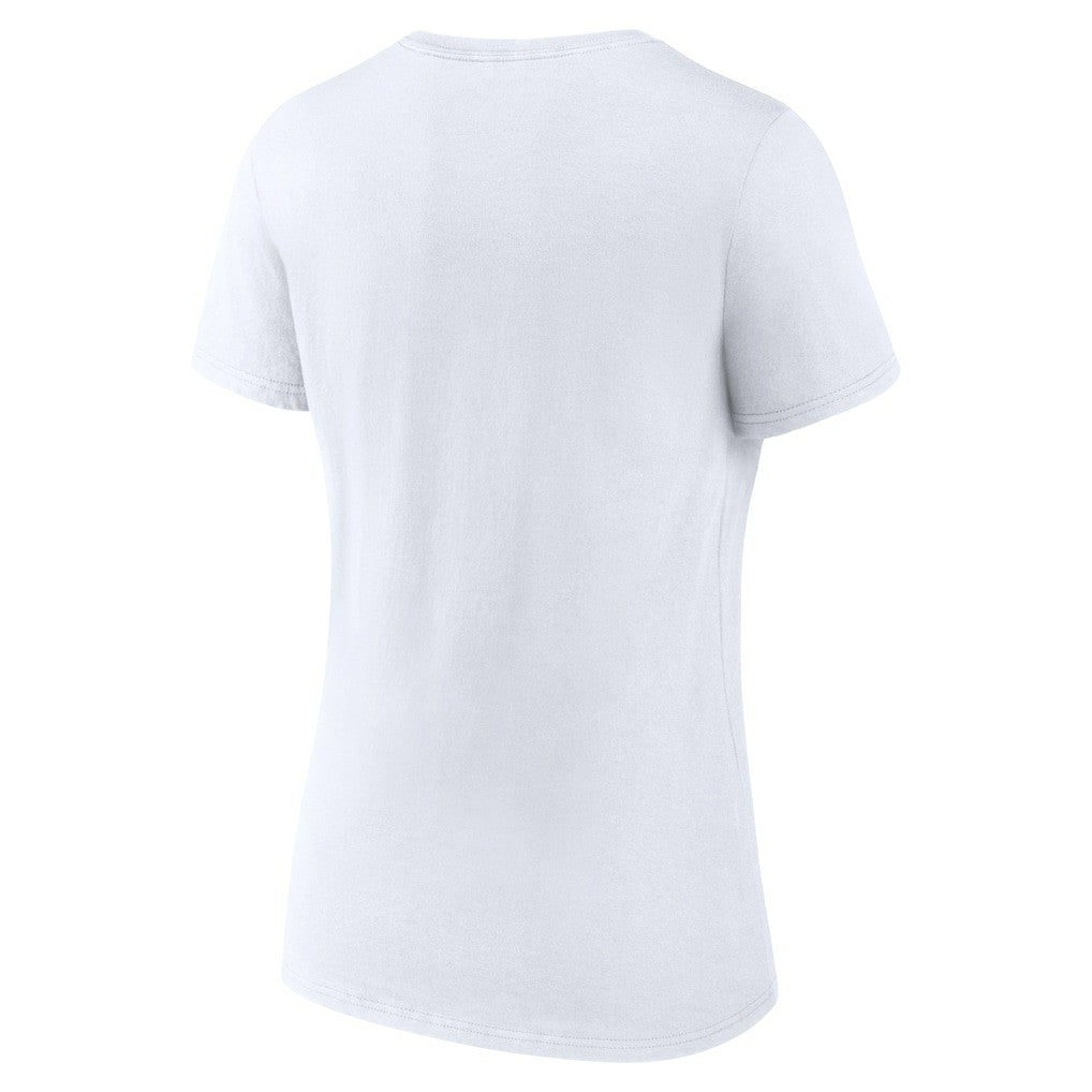 White Cleveland Cavaliers Women's Wordmark V-Neck T-Shirt sale | NBA