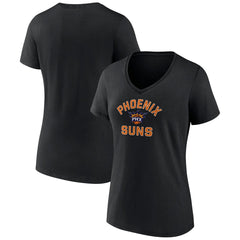 Black Phoenix Suns Women's Overtime Team V-Neck T-Shirt | NBA