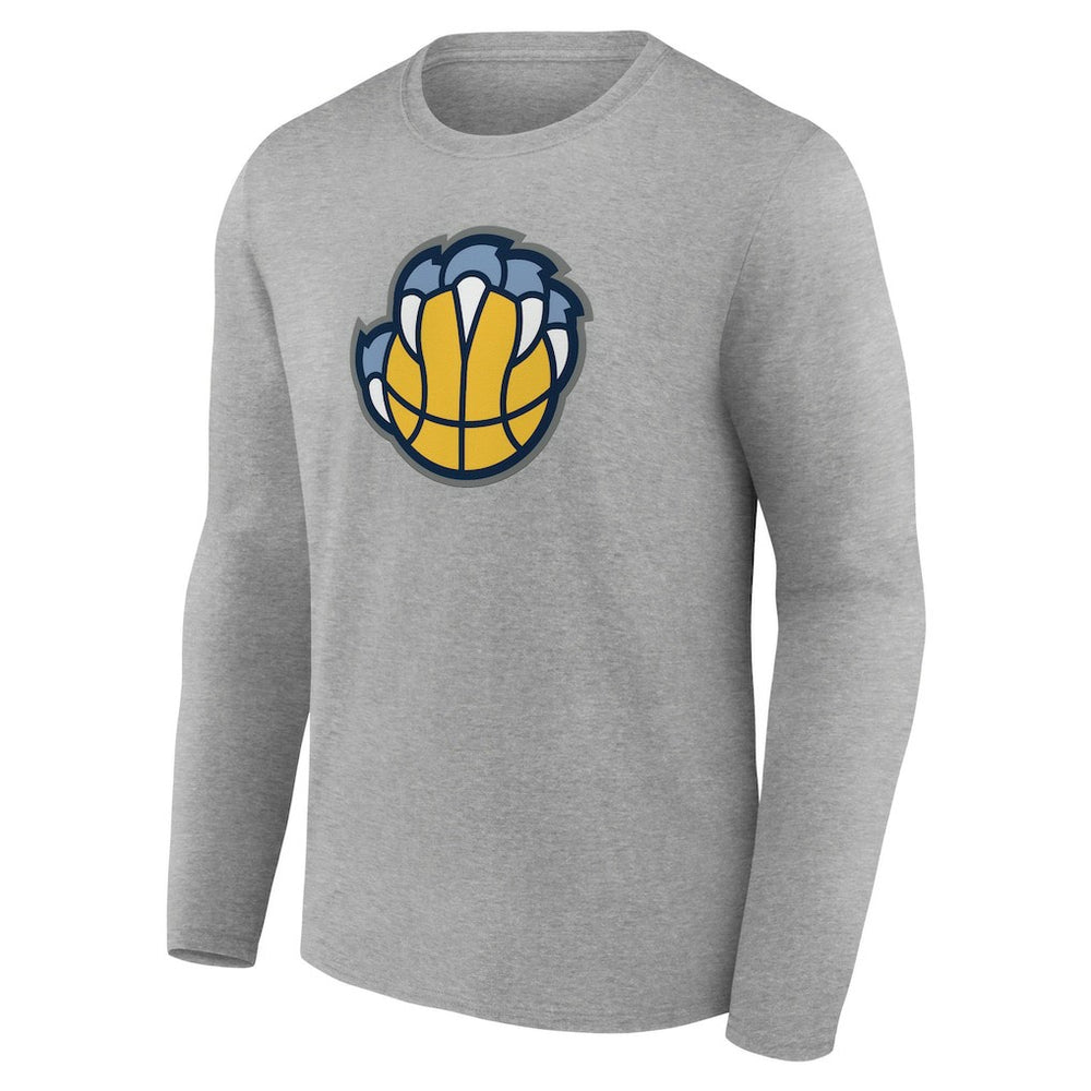 Gray Memphis Grizzlies Alternate Logo Long Sleeve T-Shirt | NBA