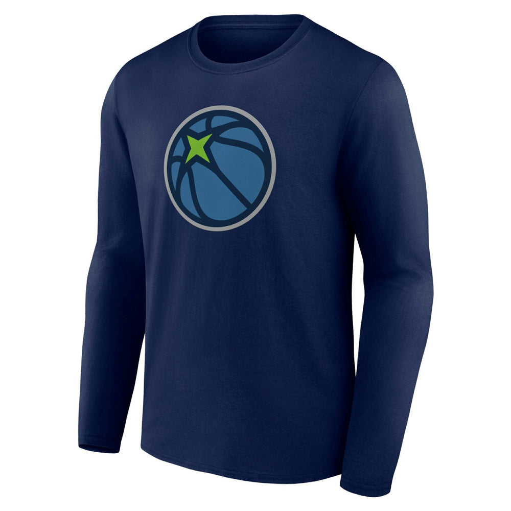 Navy Minnesota Timberwolves Alternate Logo Long Sleeve T-Shirt | NBA
