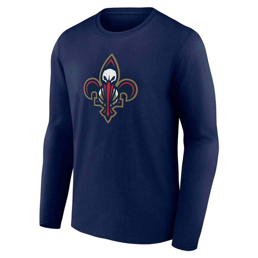 Navy New Orleans Pelicans Alternate Logo Long Sleeve T-Shirt | NBA