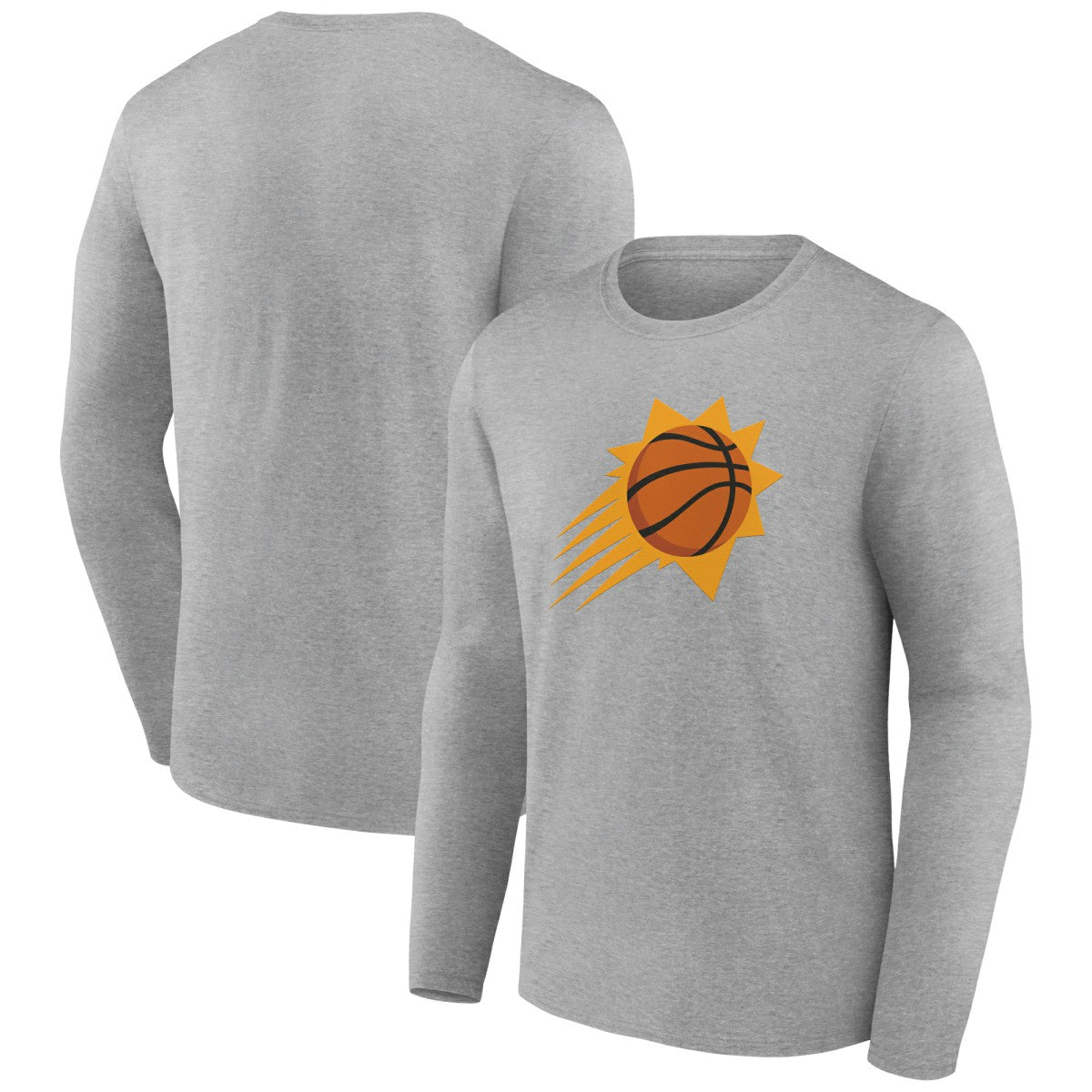 Gray Phoenix Suns Alternate Logo Long Sleeve T-Shirt | NBA