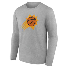 Gray Phoenix Suns Alternate Logo Long Sleeve T-Shirt | NBA