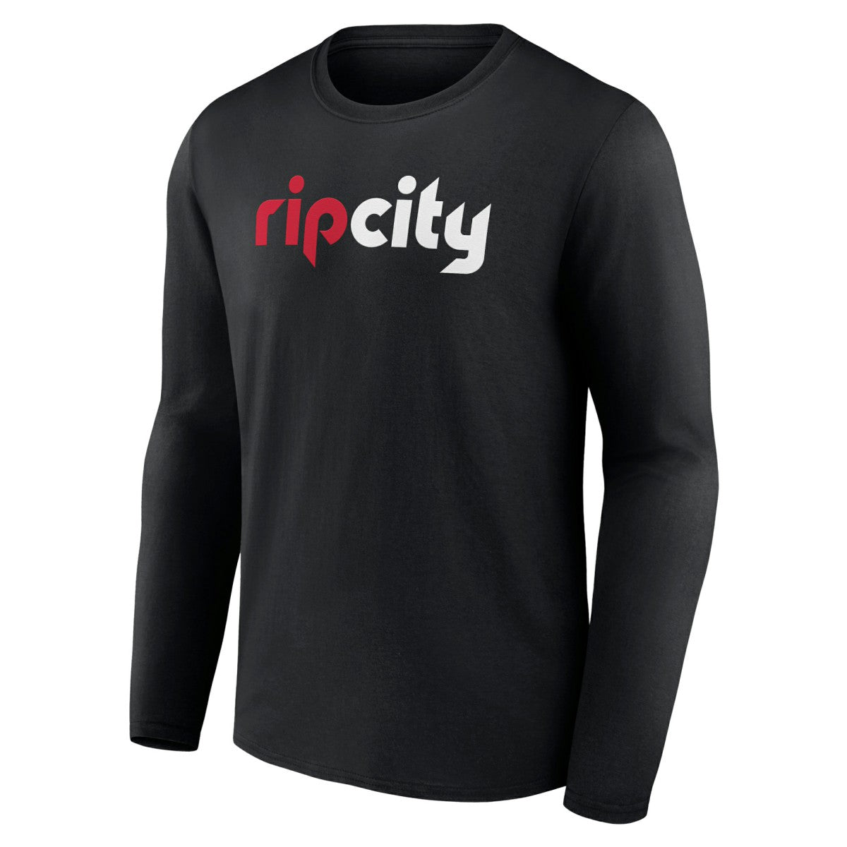 Black Portland Trail Blazers Alternate Logo Long Sleeve T-Shirt | NBA