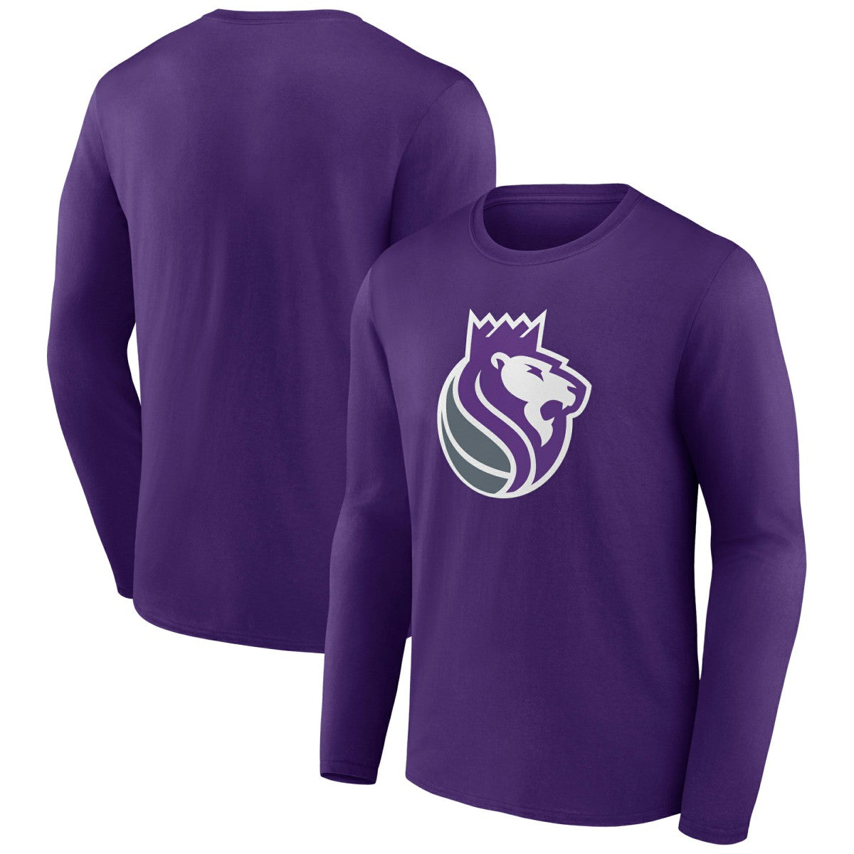Purple Sacramento Kings Alternate Logo Long Sleeve T-Shirt | NBA
