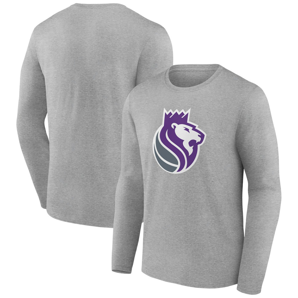 Gray Sacramento Kings Alternate Logo Long Sleeve T-Shirt | NBA