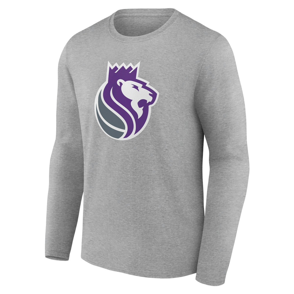 Gray Sacramento Kings Alternate Logo Long Sleeve T-Shirt | NBA