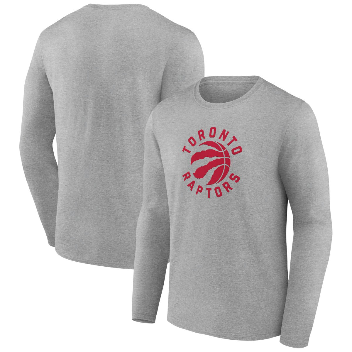 Gray Toronto Raptors Alternate Logo Long Sleeve T-Shirt | NBA