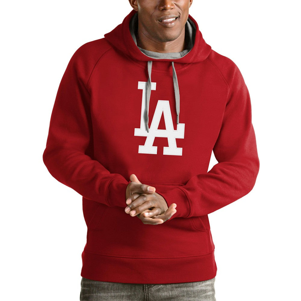 Los Angeles Dodgers Antigua Victory Pullover Team Logo Hoodie - MLB Hoodies