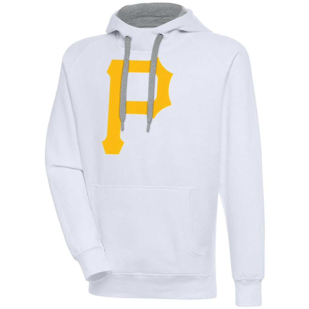 Pittsburgh Pirates Antigua Victory Pullover Team Logo Hoodie - MLB Hoodies