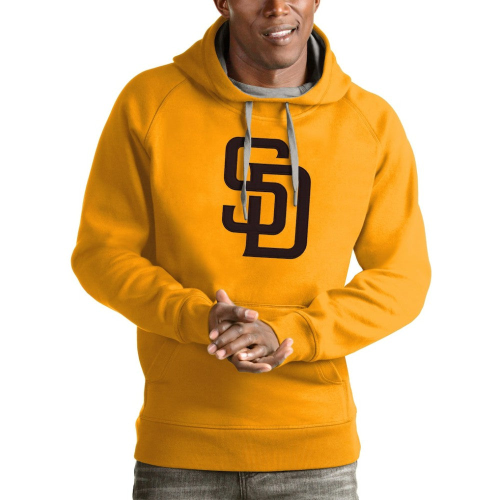 San Diego Padres Antigua Victory Pullover Team Logo Hoodie - MLB Hoodies