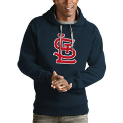 St. Louis Cardinals Antigua Victory Pullover Team Logo Hoodie - MLB Hoodies