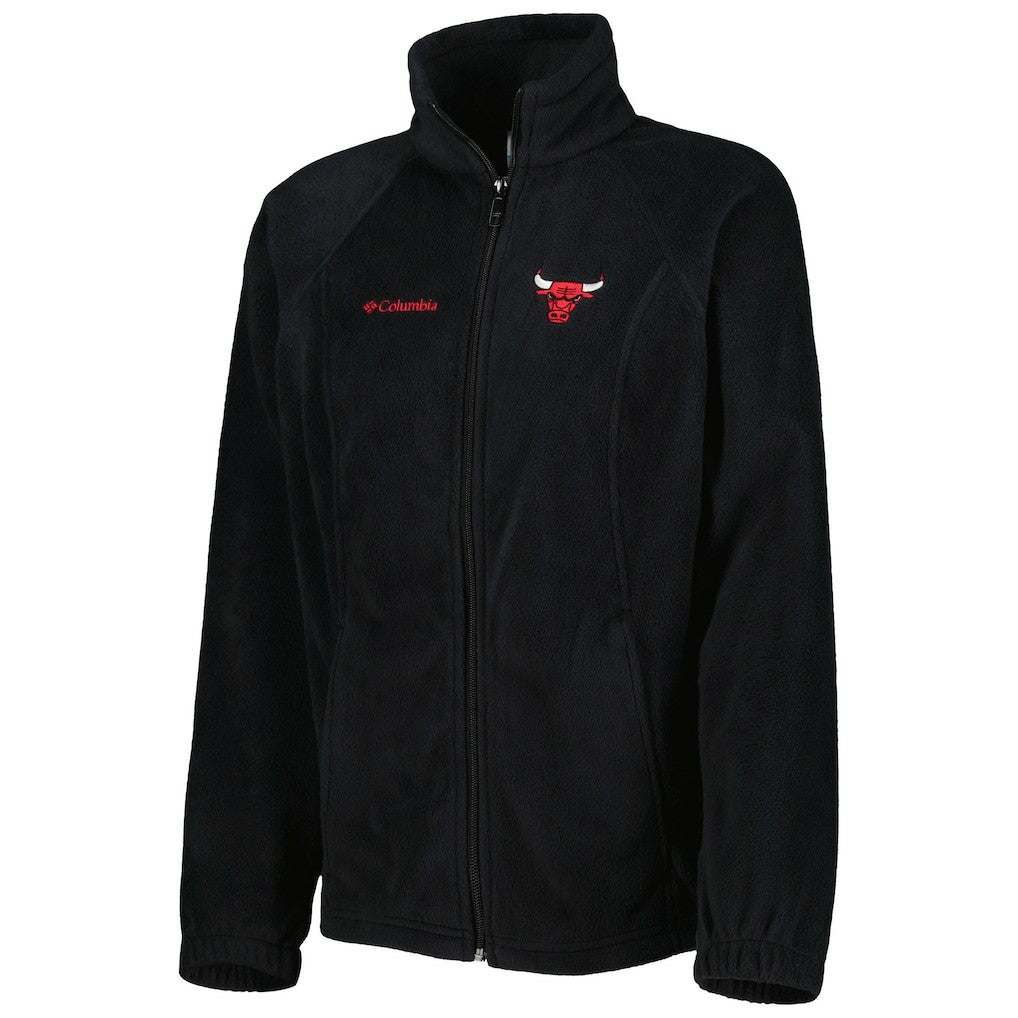 Black Chicago Bulls Women's Benton Springs Raglan Full-Zip Jacket | NBA