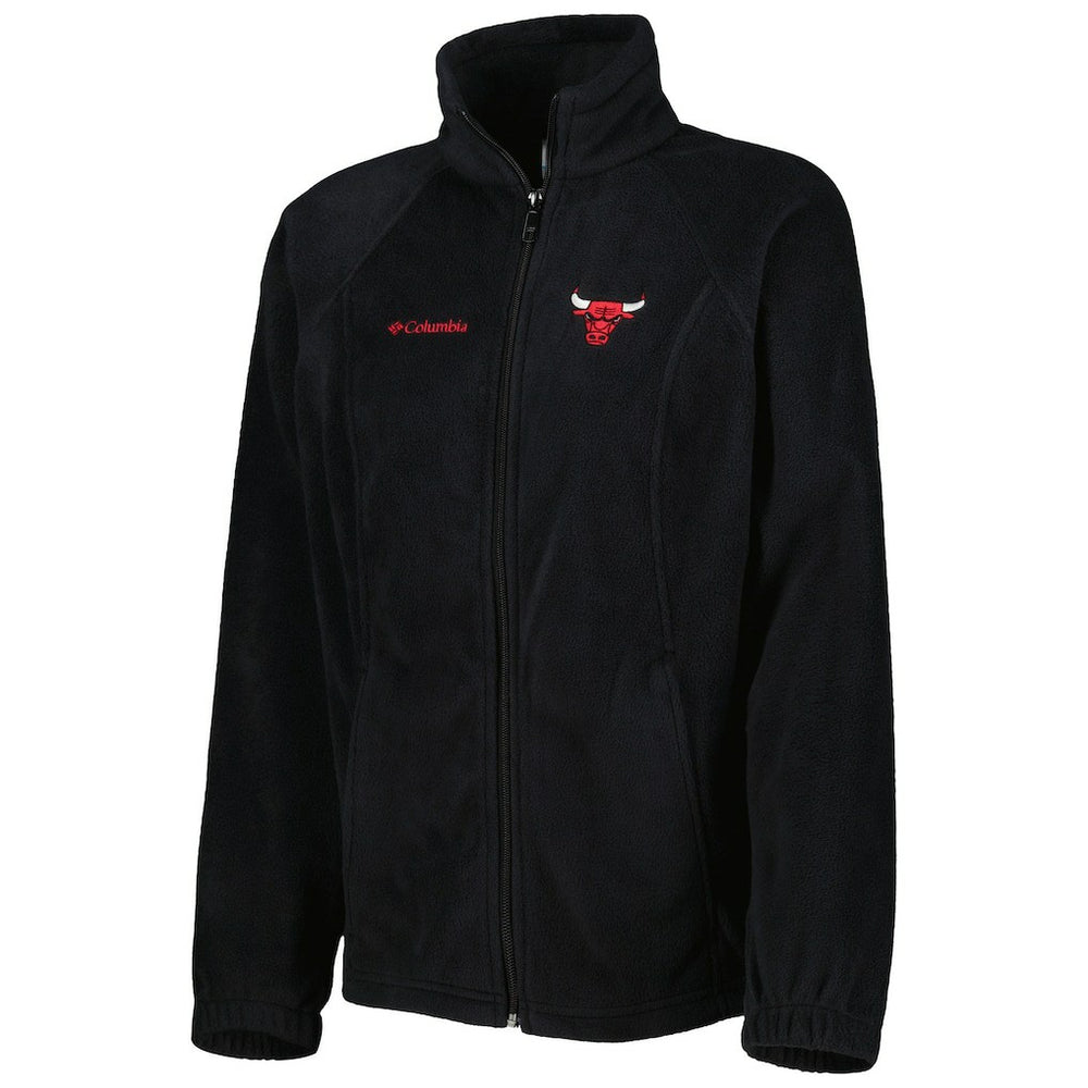 Black Chicago Bulls Women's Benton Springs Raglan Full-Zip Jacket | NBA