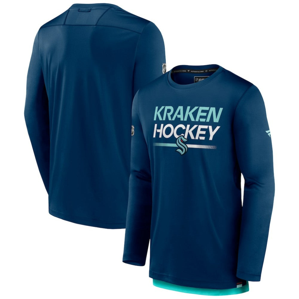 Seattle Kraken Fanatics Authentic Pro Long Sleeve T-Shirt -  NHL T-shirts
