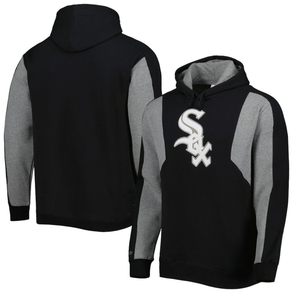 Chicago White Sox Mitchell & Ness Colorblocked Fleece Pullover Hoodie - MLB Hoodies
