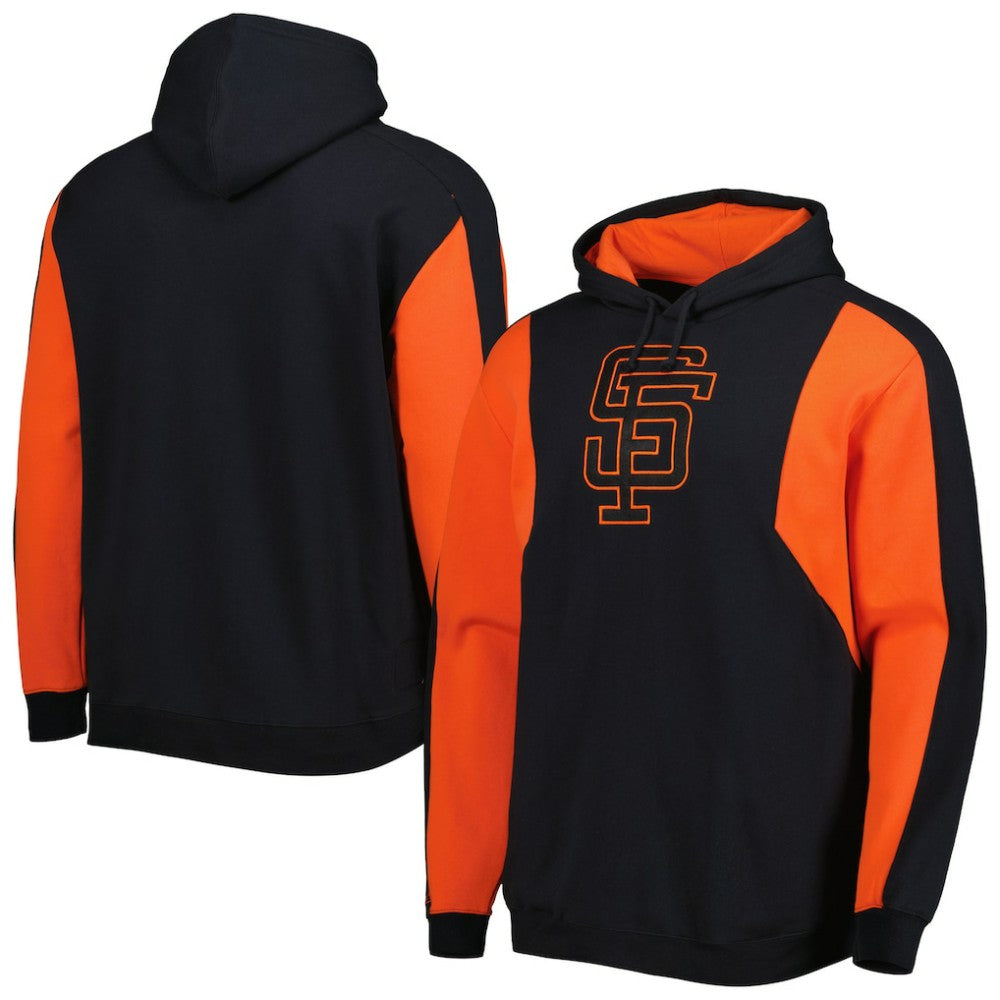 San Francisco Giants Mitchell & Ness Colorblocked Fleece Pullover Hoodie - MLB Hoodies
