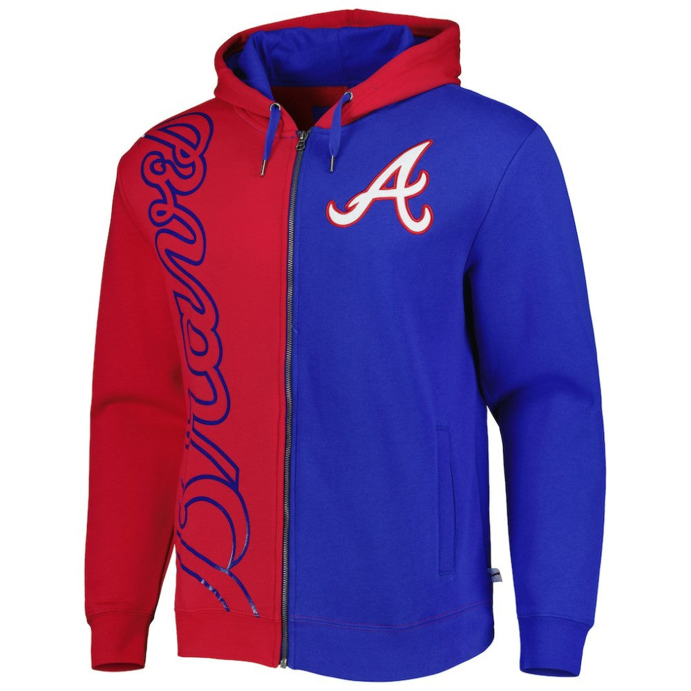 Atlanta Braves Mitchell & Ness Fleece Full-Zip Hoodie - MLB Hoodies