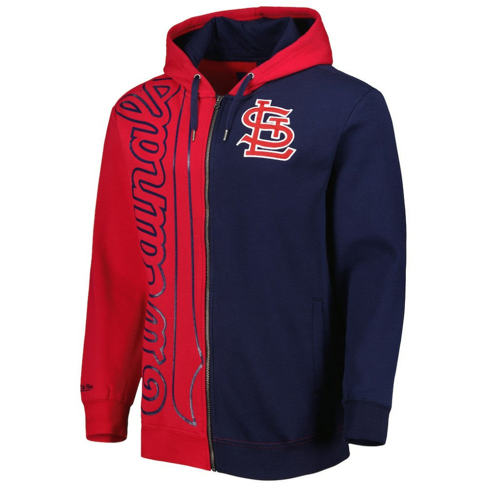 St. Louis Cardinals Mitchell & Ness Fleece Full-Zip Hoodie - MLB Hoodies