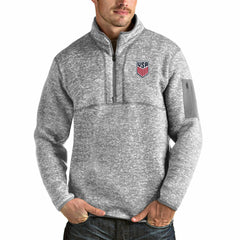 USMNT Antigua Fortune Quarter-Zip Pullover Jacket