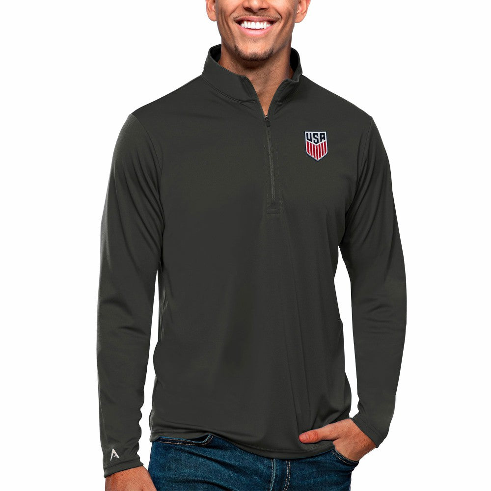 USMNT Antigua Tribute Quarter-Zip Pullover Top