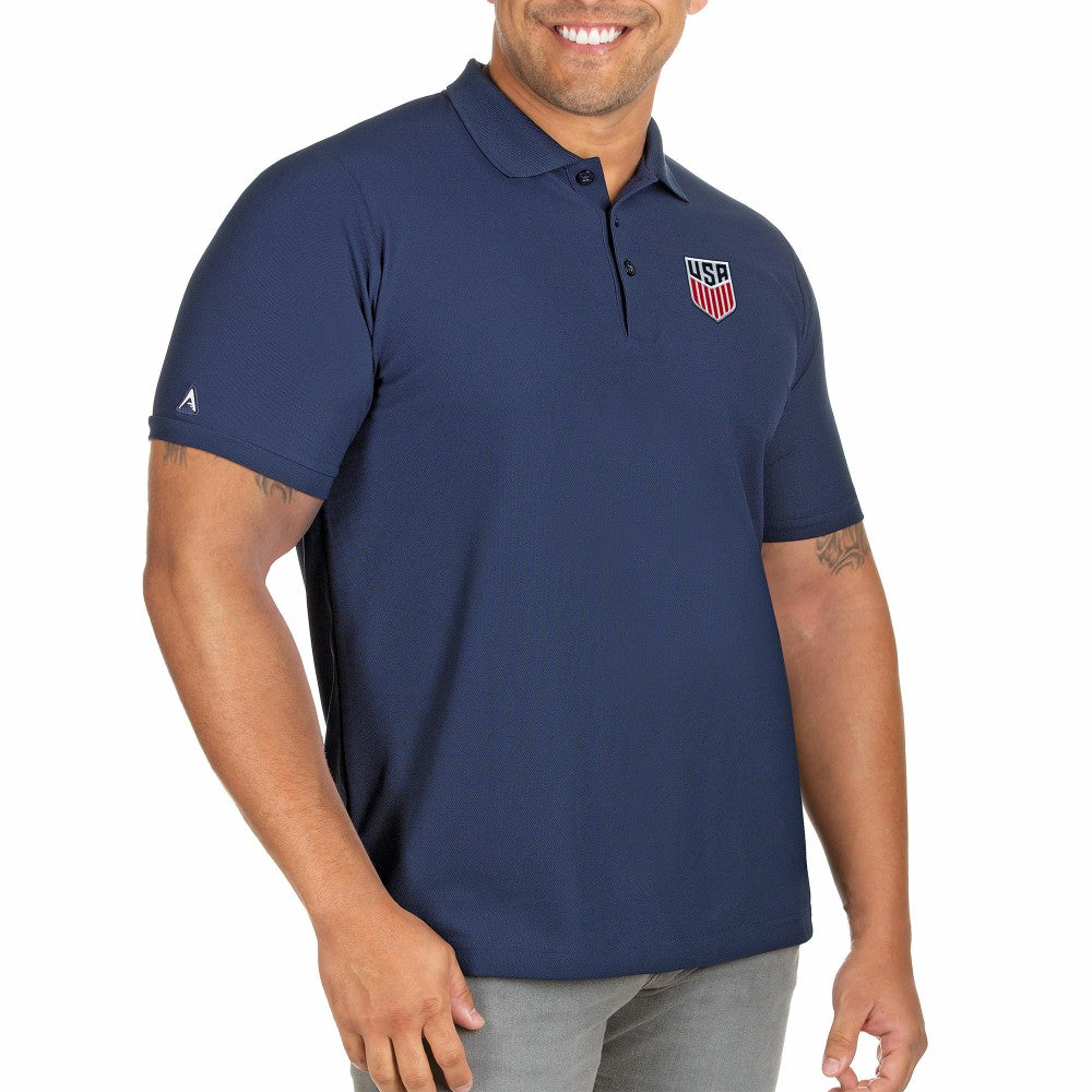USMNT Antigua Legacy Pique Big & Tall Polo