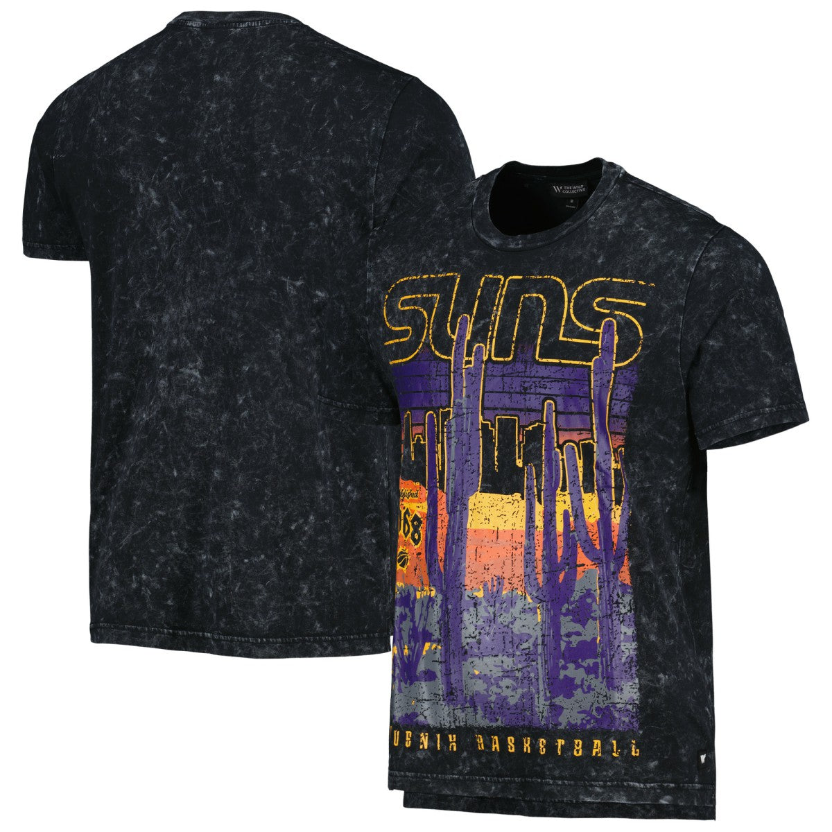 Black/Purple Phoenix Suns The Wild Collective Unisex Band T-Shirt | NBA