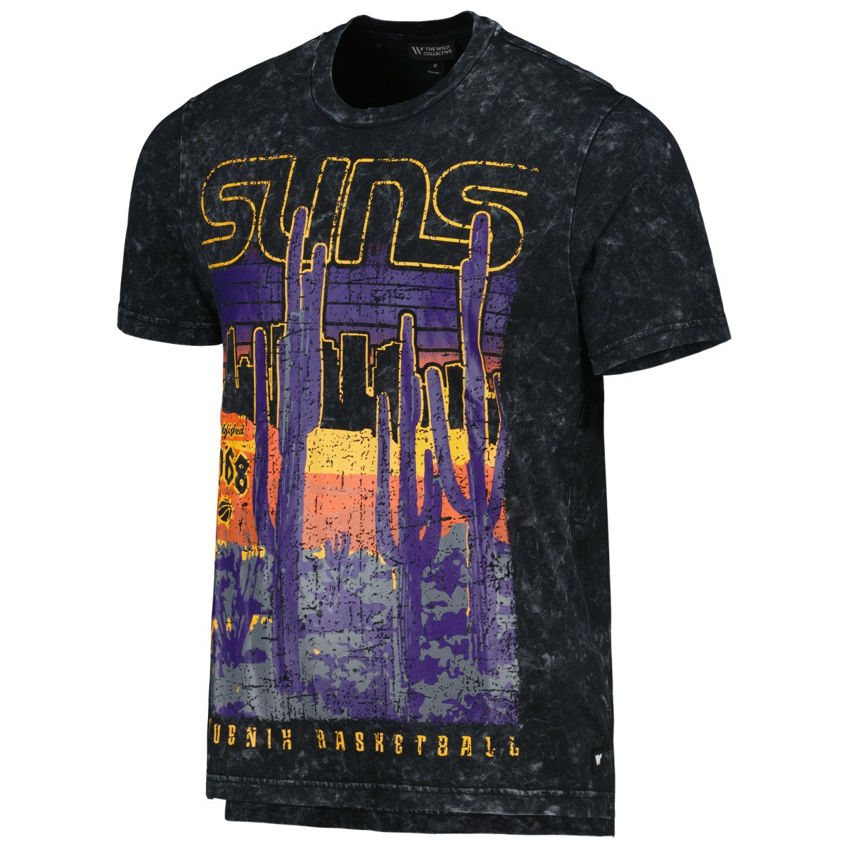 Black/Purple Phoenix Suns The Wild Collective Unisex Band T-Shirt | NBA