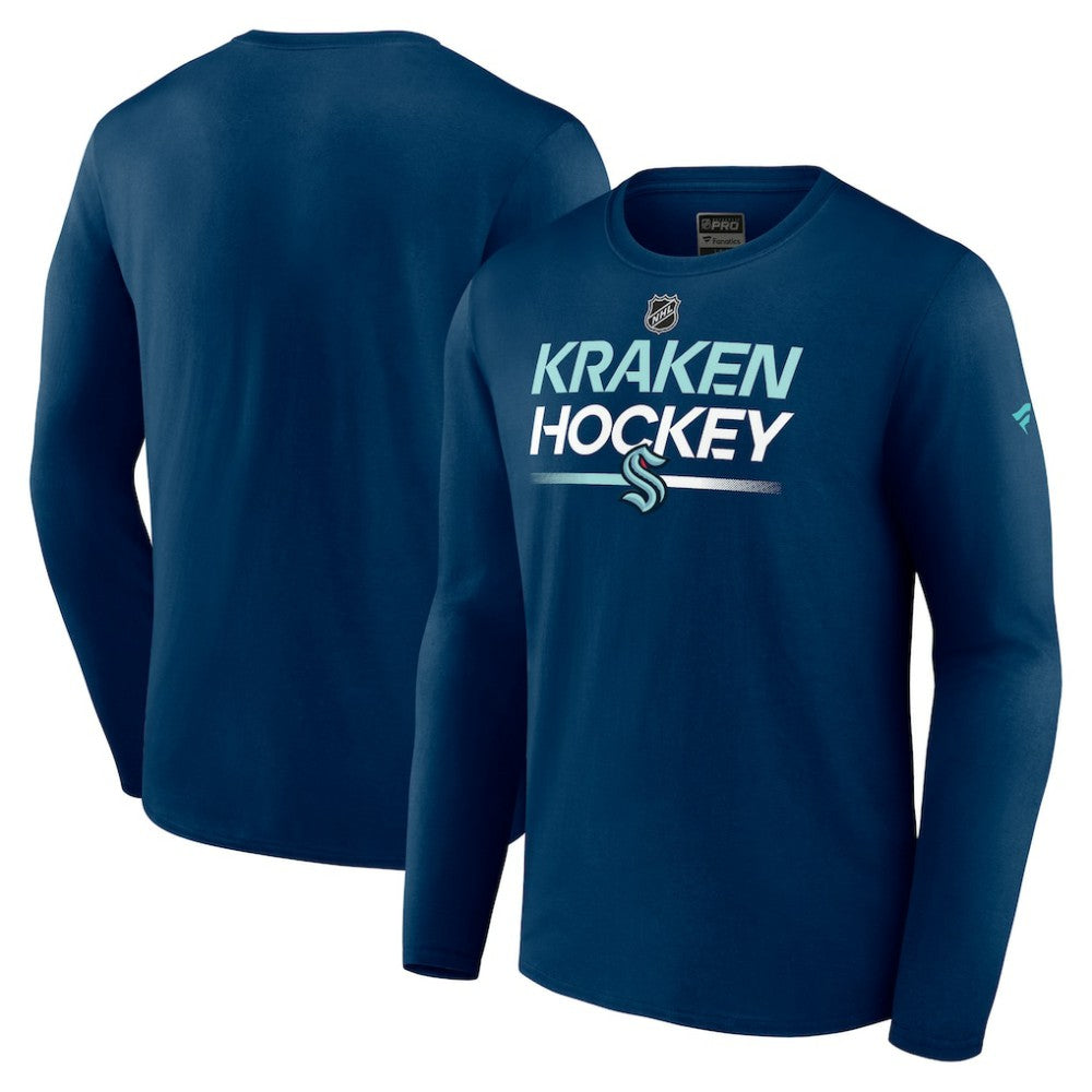 Seattle Kraken Fanatics Authentic Pro Primary Long Sleeve T-Shirt -  NHL T-shirts